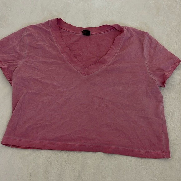 pink crop top - Picture 1 of 2